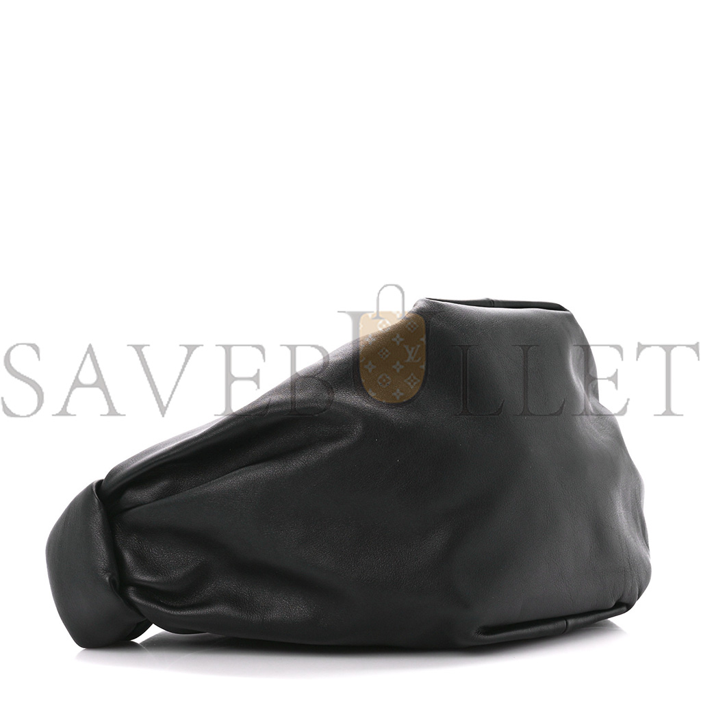 bo*te*ga Ve*ne*ta nappa mini double knot bag black  (25*16*13cm)