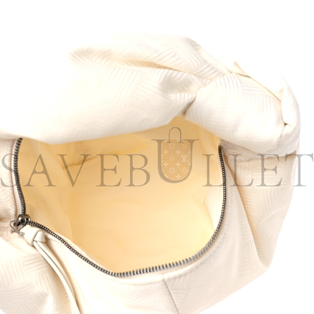 bo*te*ga Ve*ne*ta jacquard mini double knot bag ivory  (28*10cm)