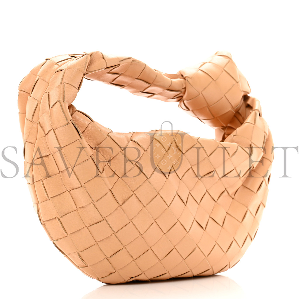 bo*te*ga Ve*ne*ta nappa intrecciato mini jodie almond  (23*13*7cm)