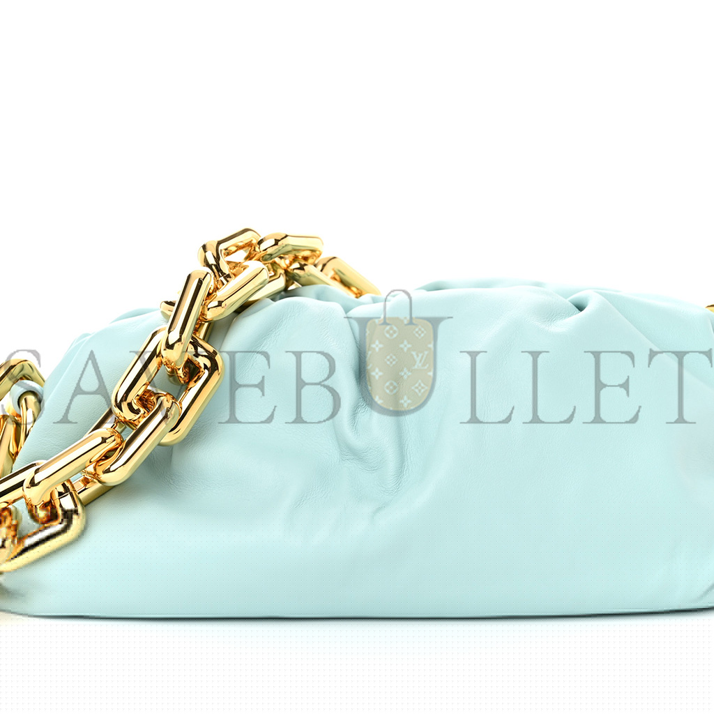 bo*te*ga Ve*ne*ta calfskin the pouch chain spearmint  (30*15*10cm)