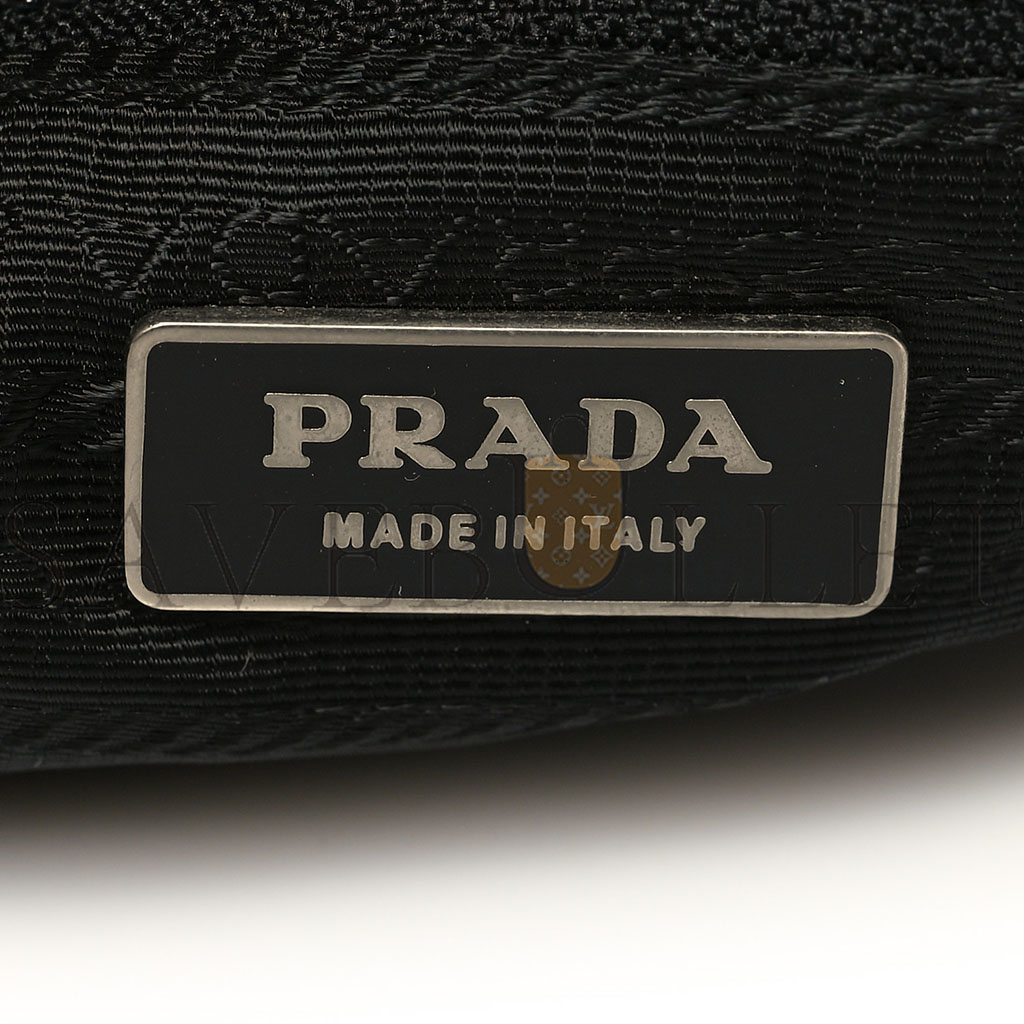 Pra*a nylon vela medium backpack black (30*30*14cm)