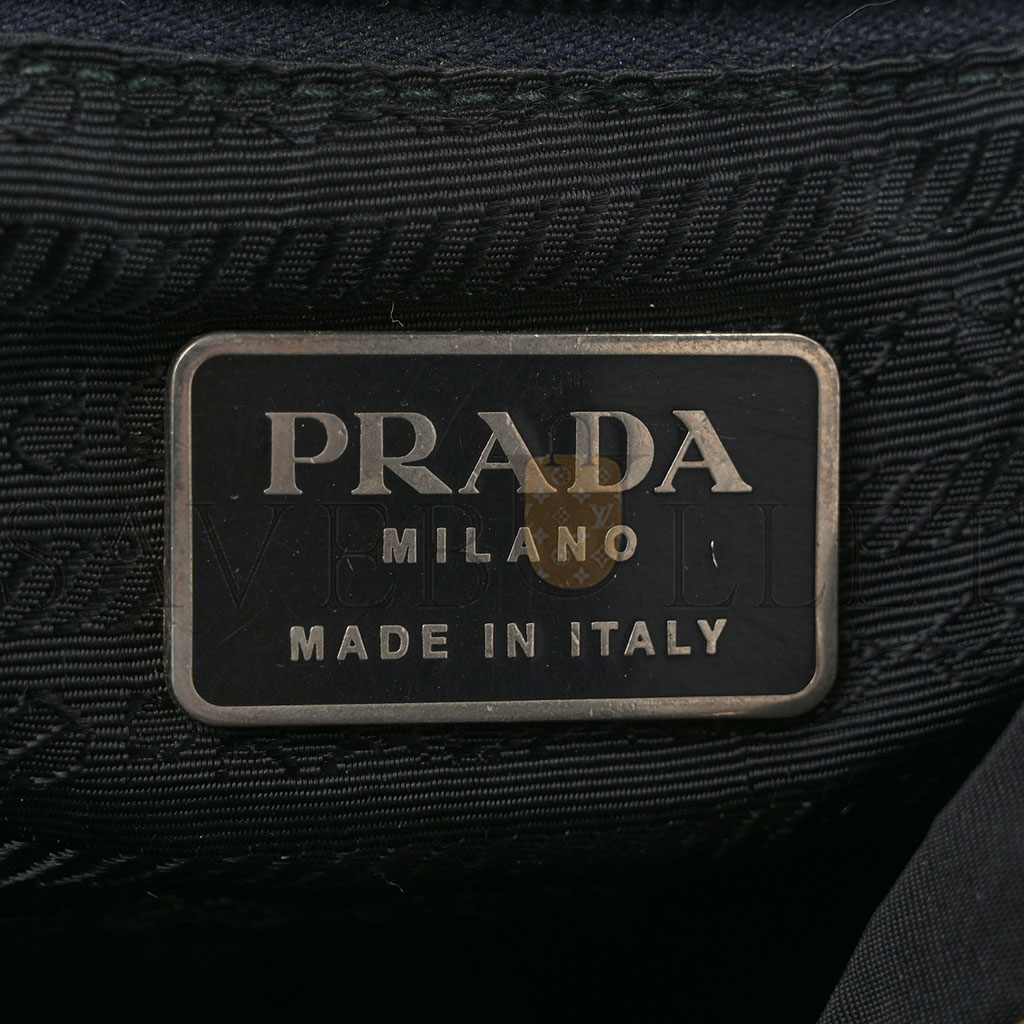 Pra*a tessuto nylon vela backpack black (30*27*13cm)