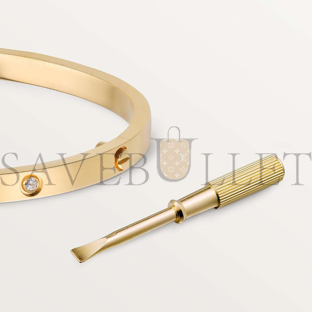 CARTIER LOVE BRACELET, SMALL MODEL, 6 DIAMONDS B6047217