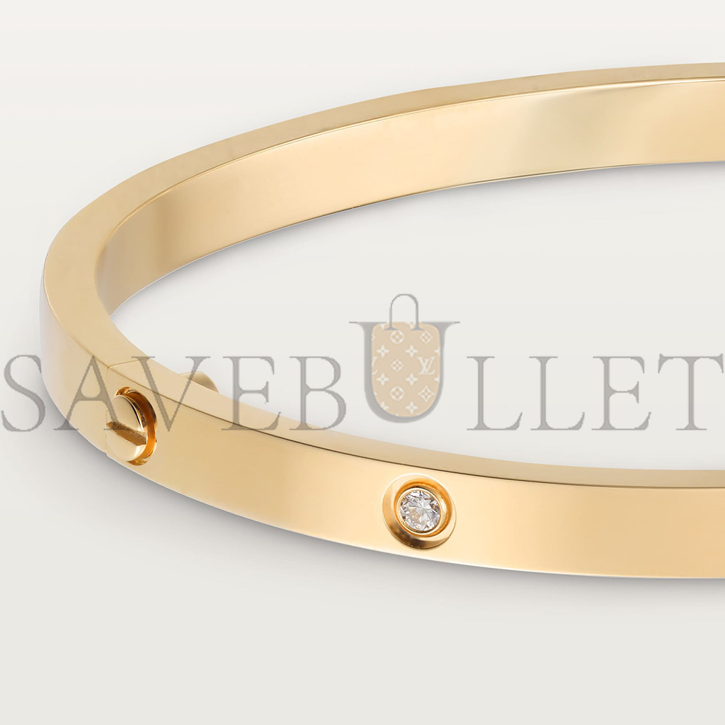CARTIER LOVE BRACELET, SMALL MODEL, 6 DIAMONDS B6047217