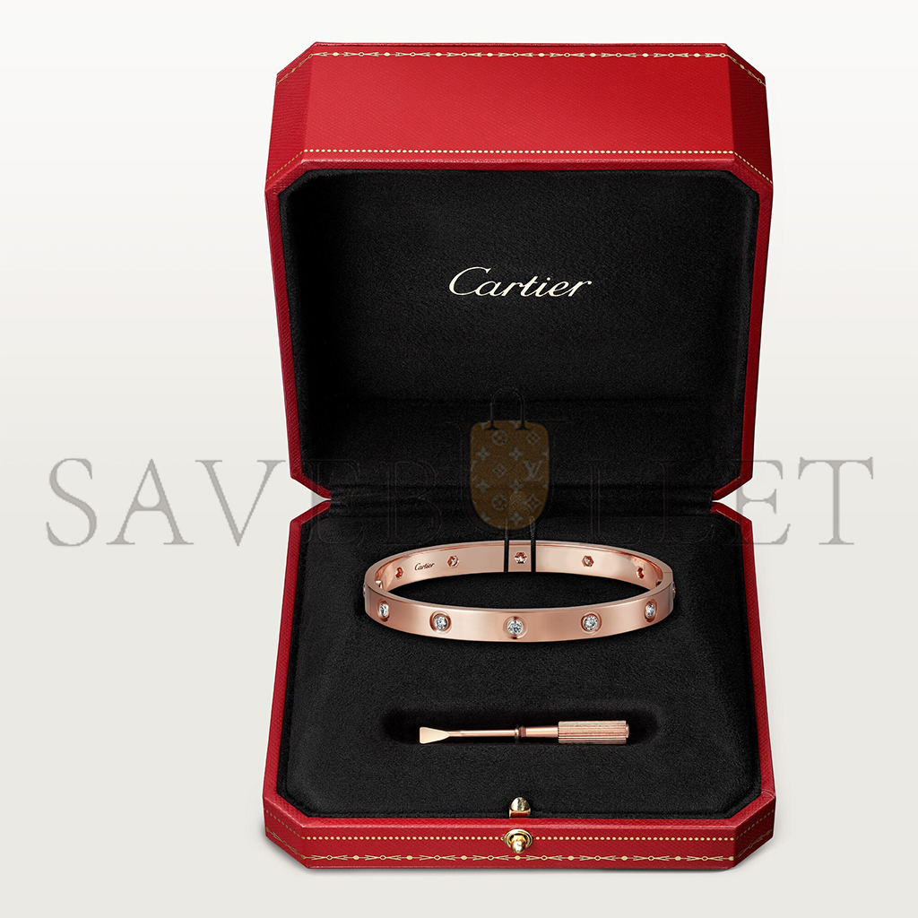 CARTIER LOVE BRACELET, 10 DIAMONDS B6070217