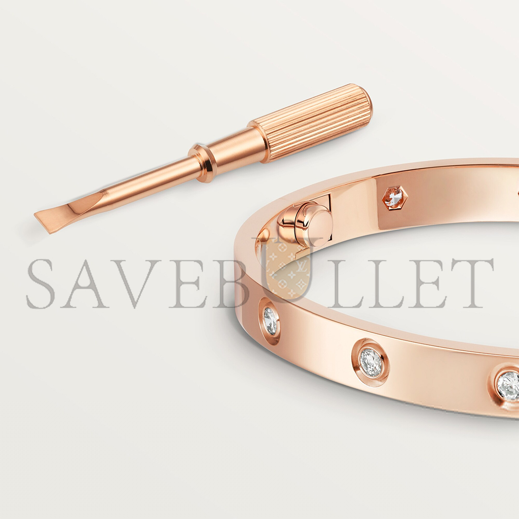 CARTIER LOVE BRACELET, 10 DIAMONDS B6070217