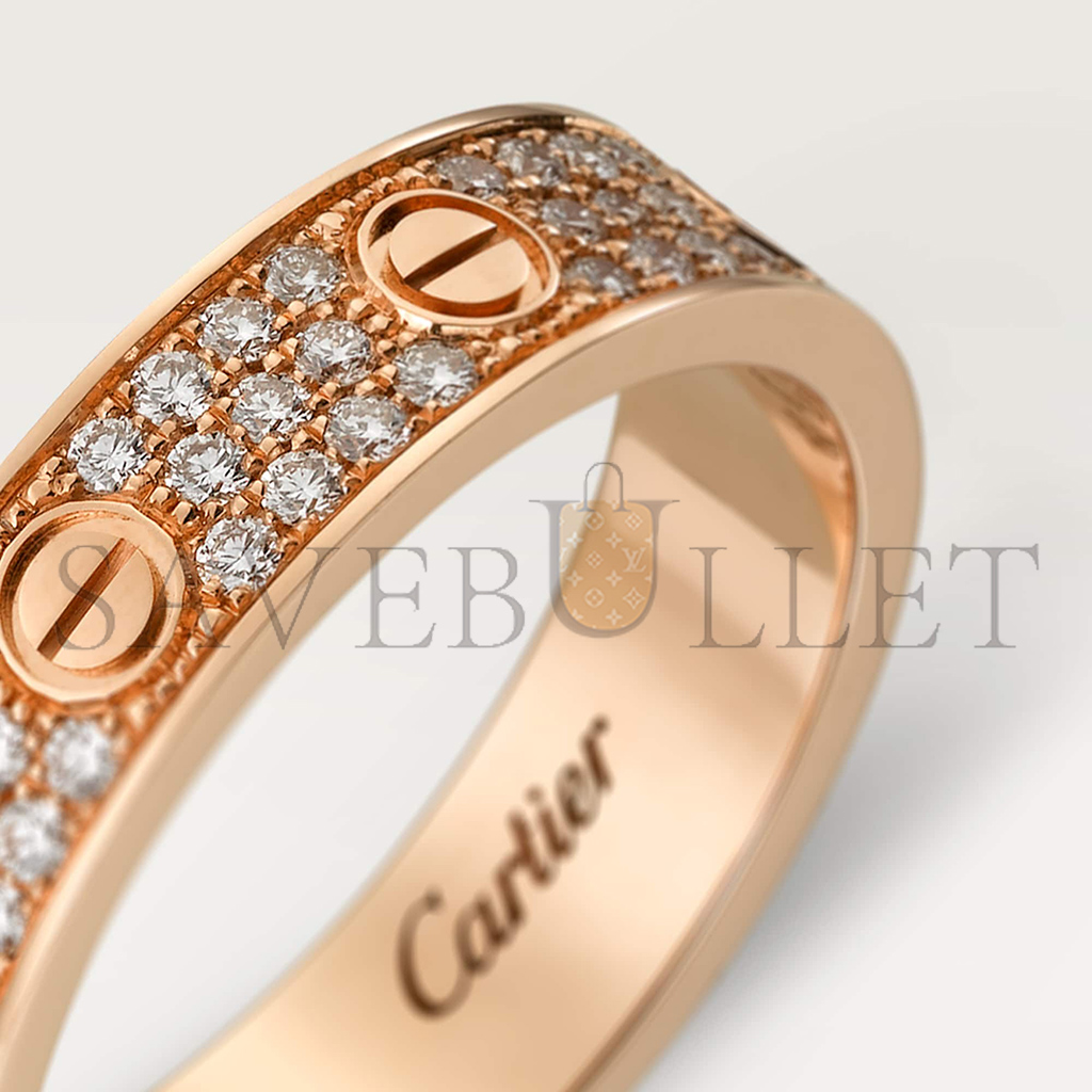 CARTIER LOVE WEDDING BAND, DIAMOND-PAVED B4085800