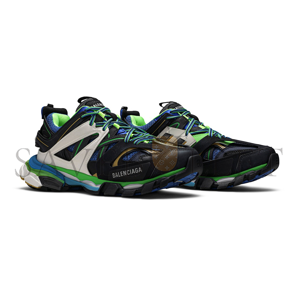 Ba*len*cia*ga track trainer black blue 542023w1gb11097