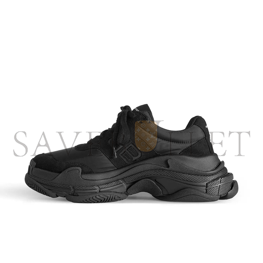 Ba*len*cia*ga triple s nylon sneaker black 750152w3cu11000