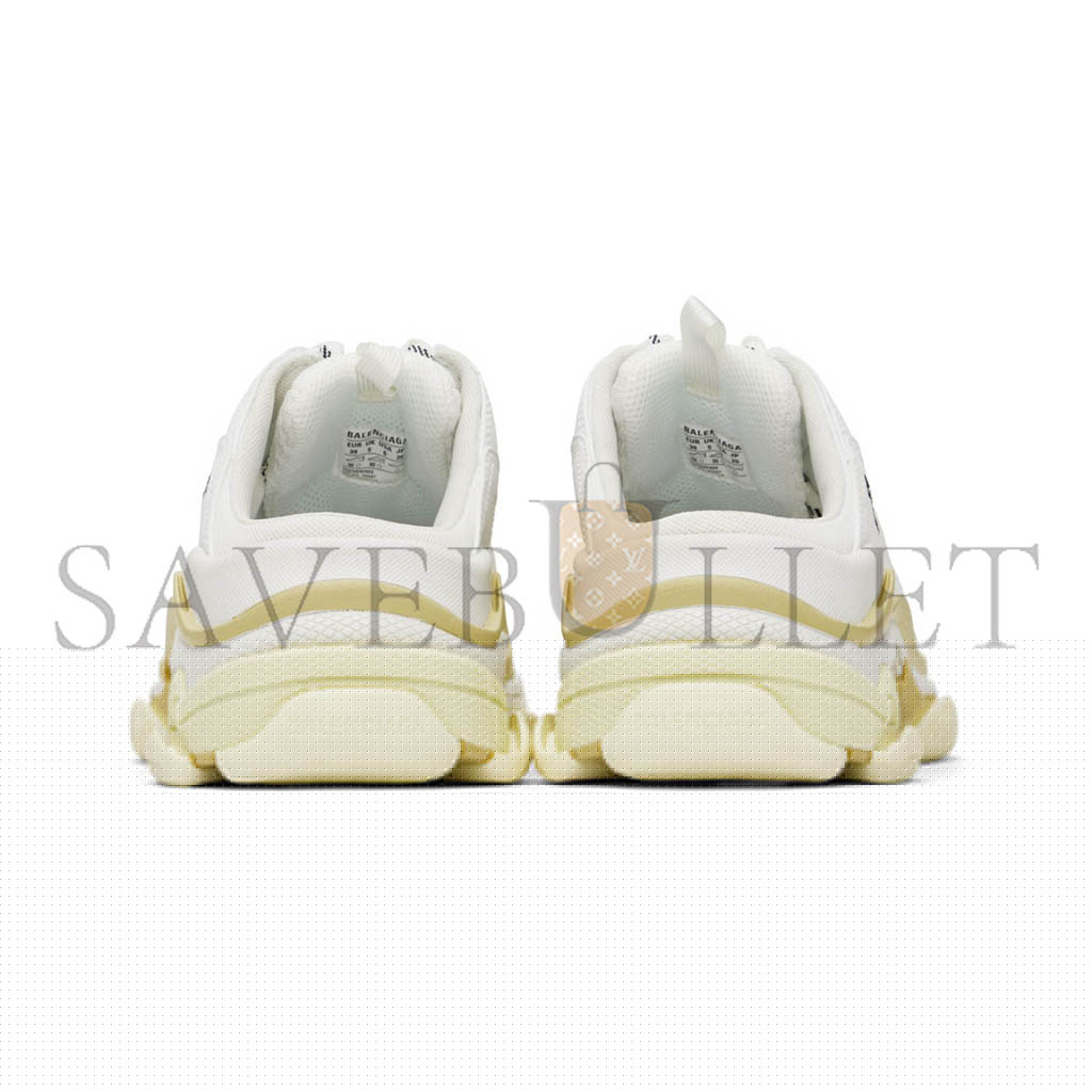 Ba*len*cia*ga white triple s mules 755686w3sm29097