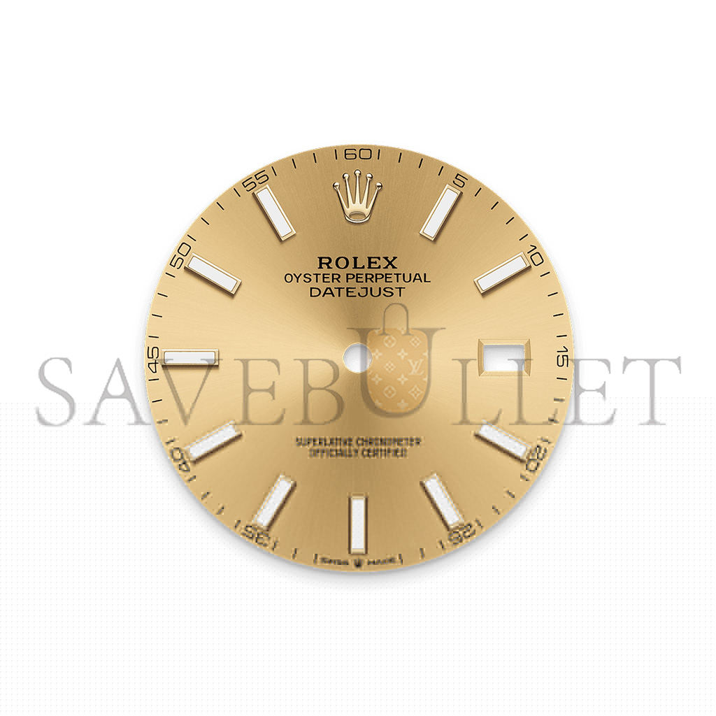 ROLEX DATEJUST 41 OYSTER, 41 MM, OYSTERSTEEL AND YELLOW GOLD WATCH 126333-0010