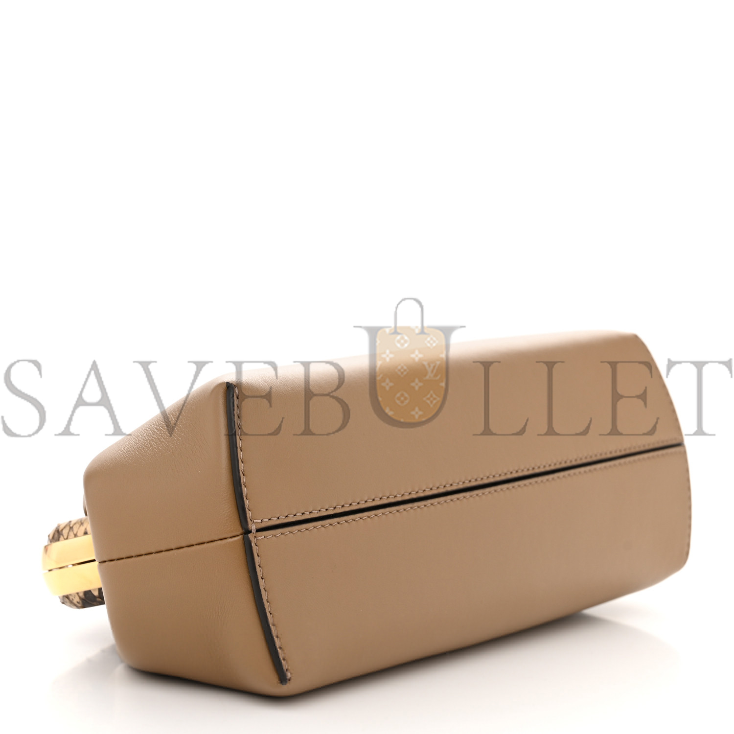 F**di shiny nappa snakeskin small F**di first sand make up (26*18*9.5cm)