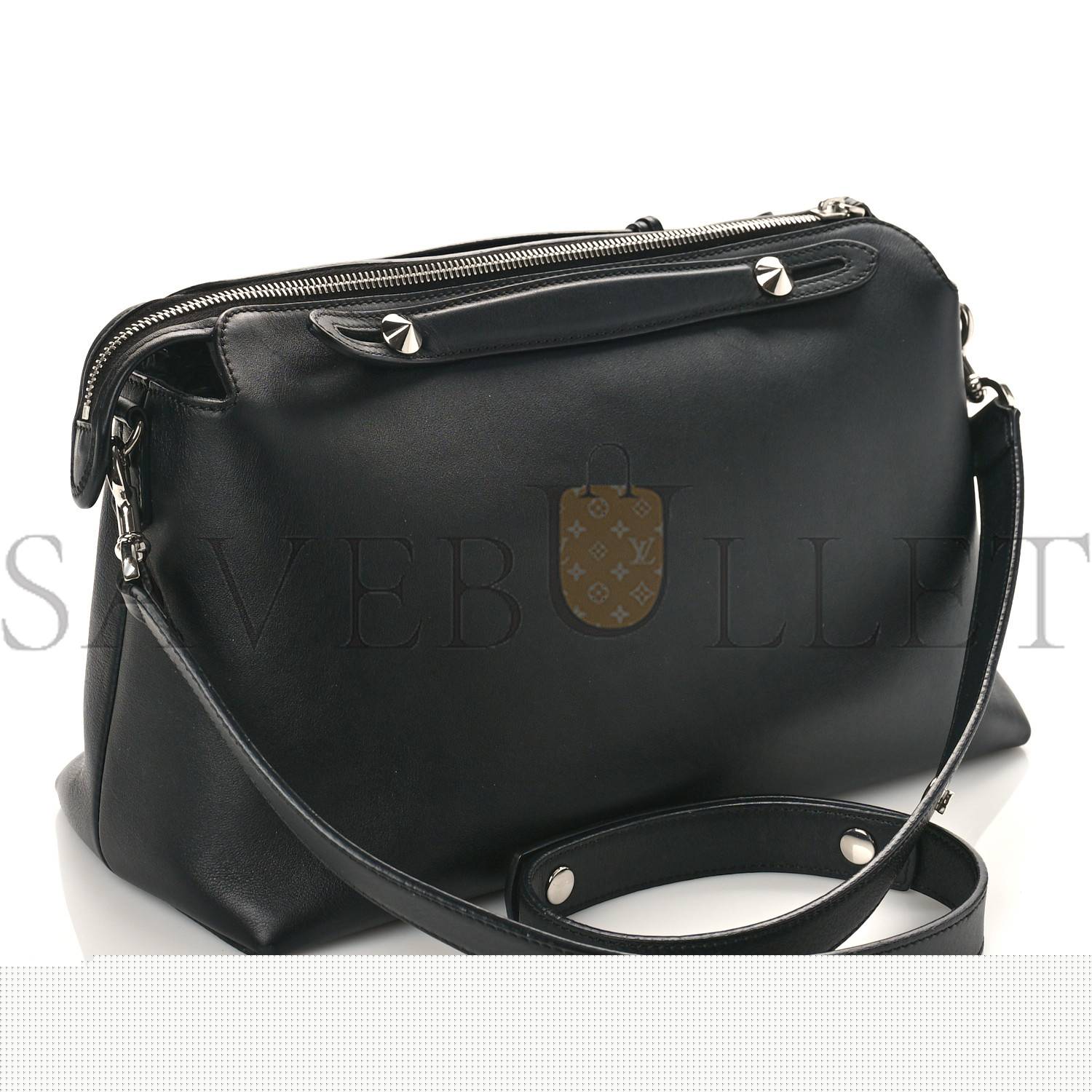 F**di vitello dolce medium by the way boston bag black (28*18*13cm)