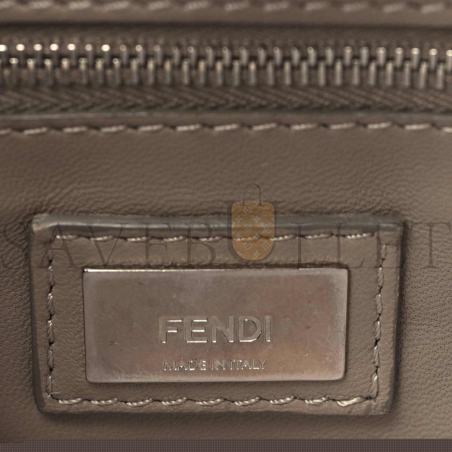 F**di nappa mini peekaboo iconic satchel tortora (23*18*11cm)
