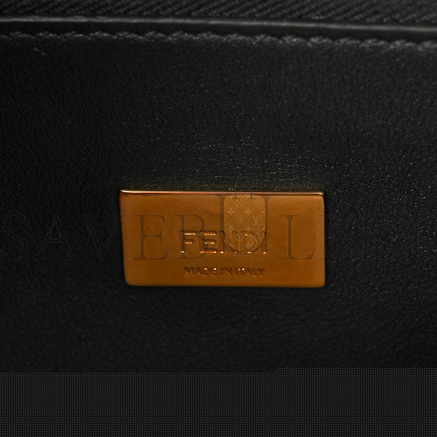 F**di vitello tahiti burro medium peekaboo iconic essentially satchel tortora black (27*21*12cm)