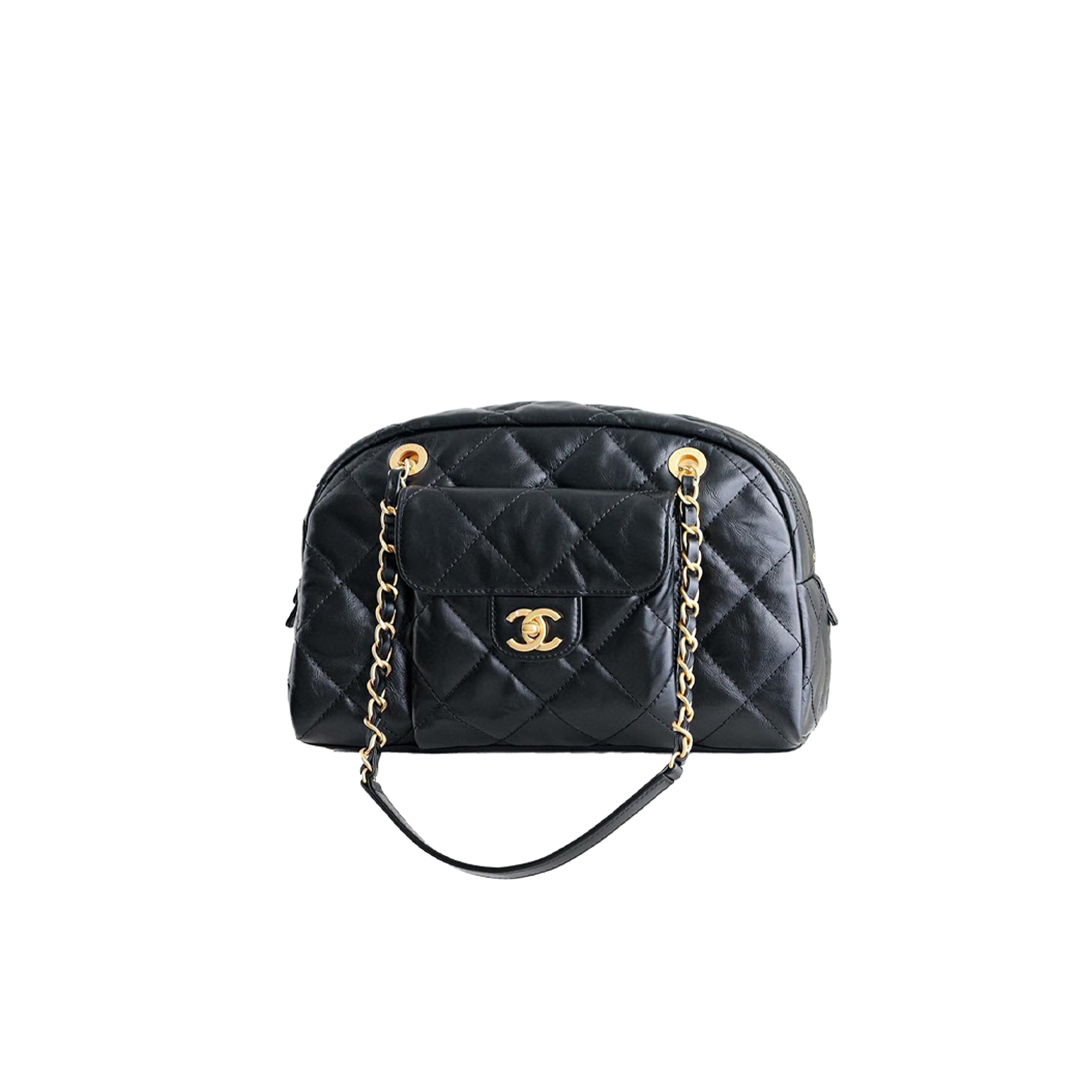 Ch*el small bowling bag as4812 (33*21*14.5cm)
