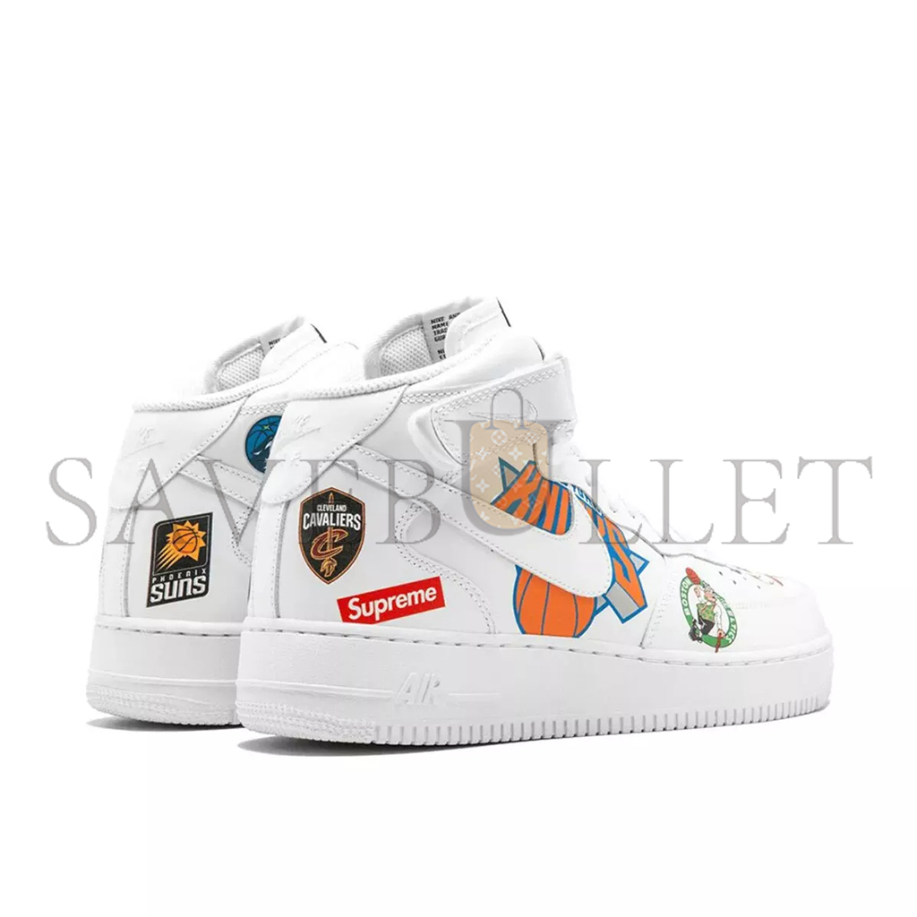nike air force 1 mid Sup*e nba white aq8017-100