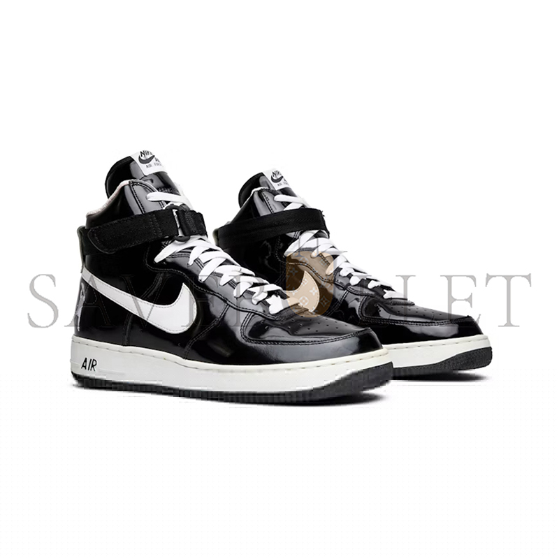 NIKE AIR FORCE 1 HIGH SHEED BLACK PATENT 302640-011