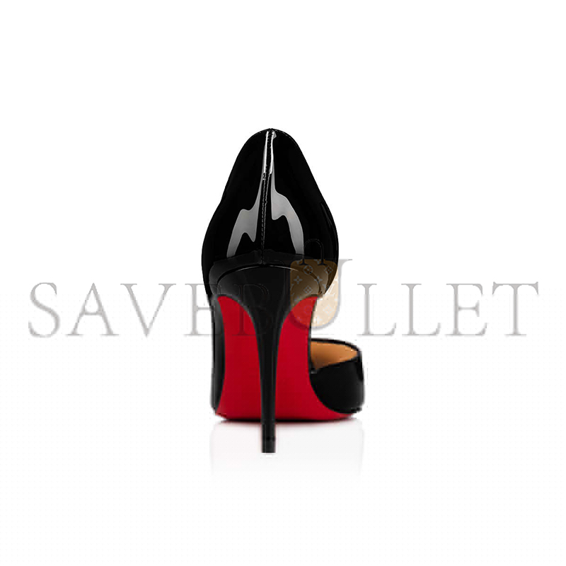 Ch**an louboutin iriza 85 mm pumps-patent calf leather-black-women 3210565bk01