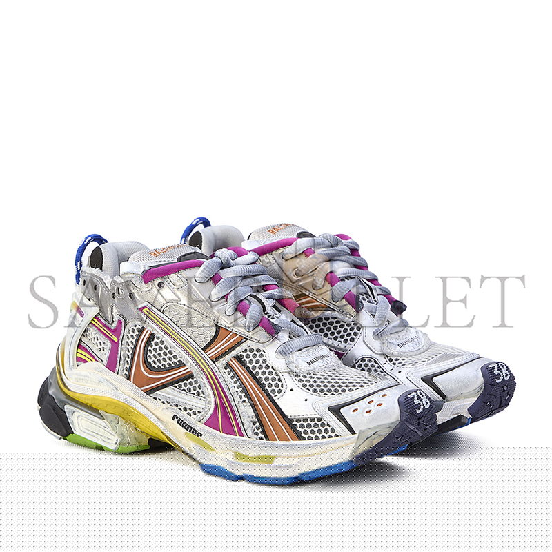 Ba*len*cia*ga panelled chunky sneakers 772774w3rmu8123