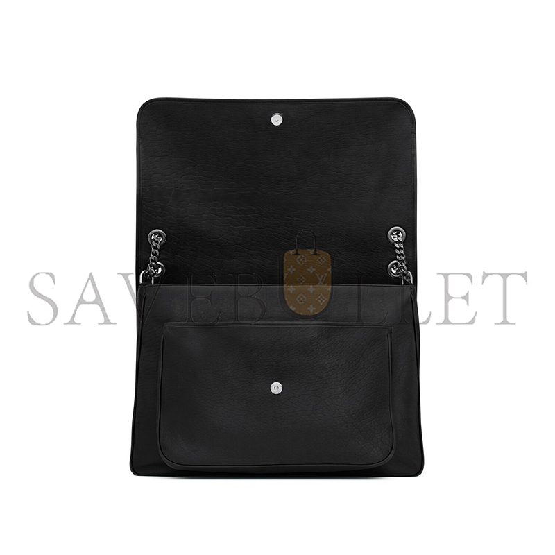 YSL NIKI OVERSIZED IN GRAINED LAMBSKIN 755857AACIA1000 (47*34*16cm)