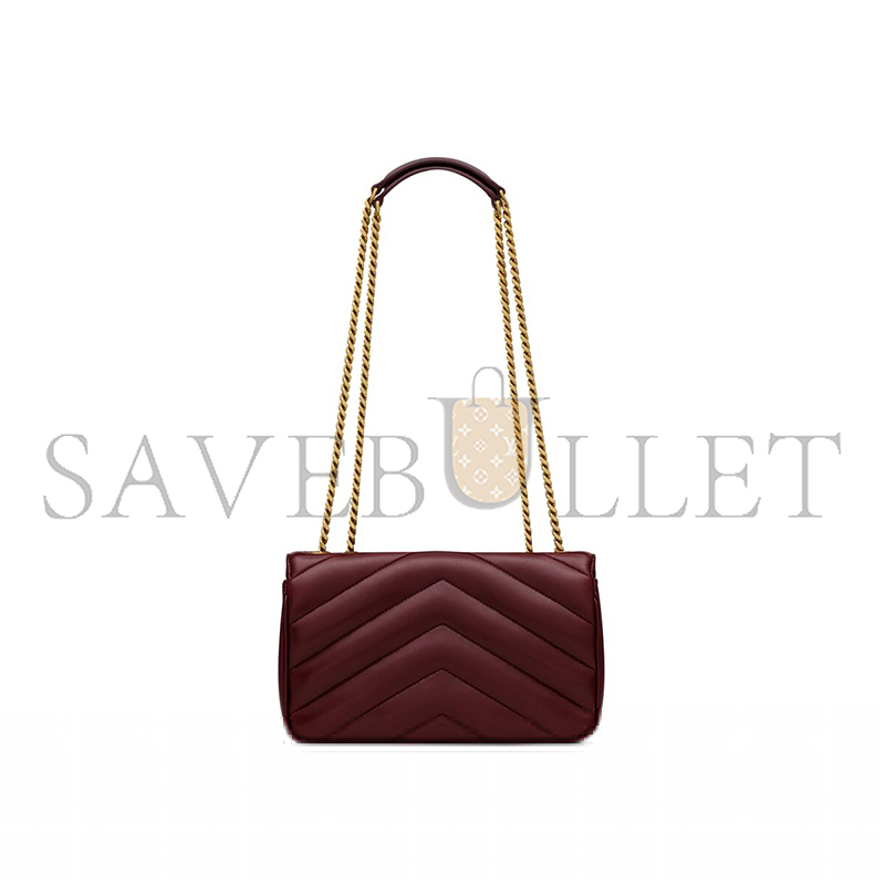 YSL LOULOU SMALL IN MATELASSÉ LAMBSKIN 801437AAEAX6197 (24*14*6cm)