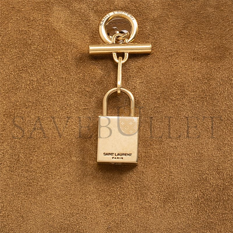 YSL SUEDE HOBO SHOULDER BAG 