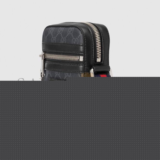 G*u*i gg black messenger 682357  (7*5.7*2.4cm)