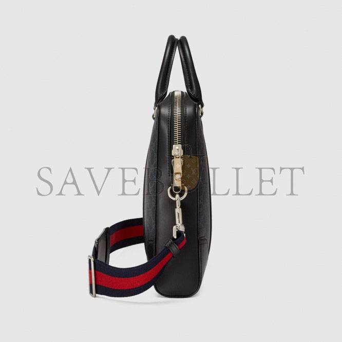 G*u*i gg black briefcase 474135  (36*28*7cm)