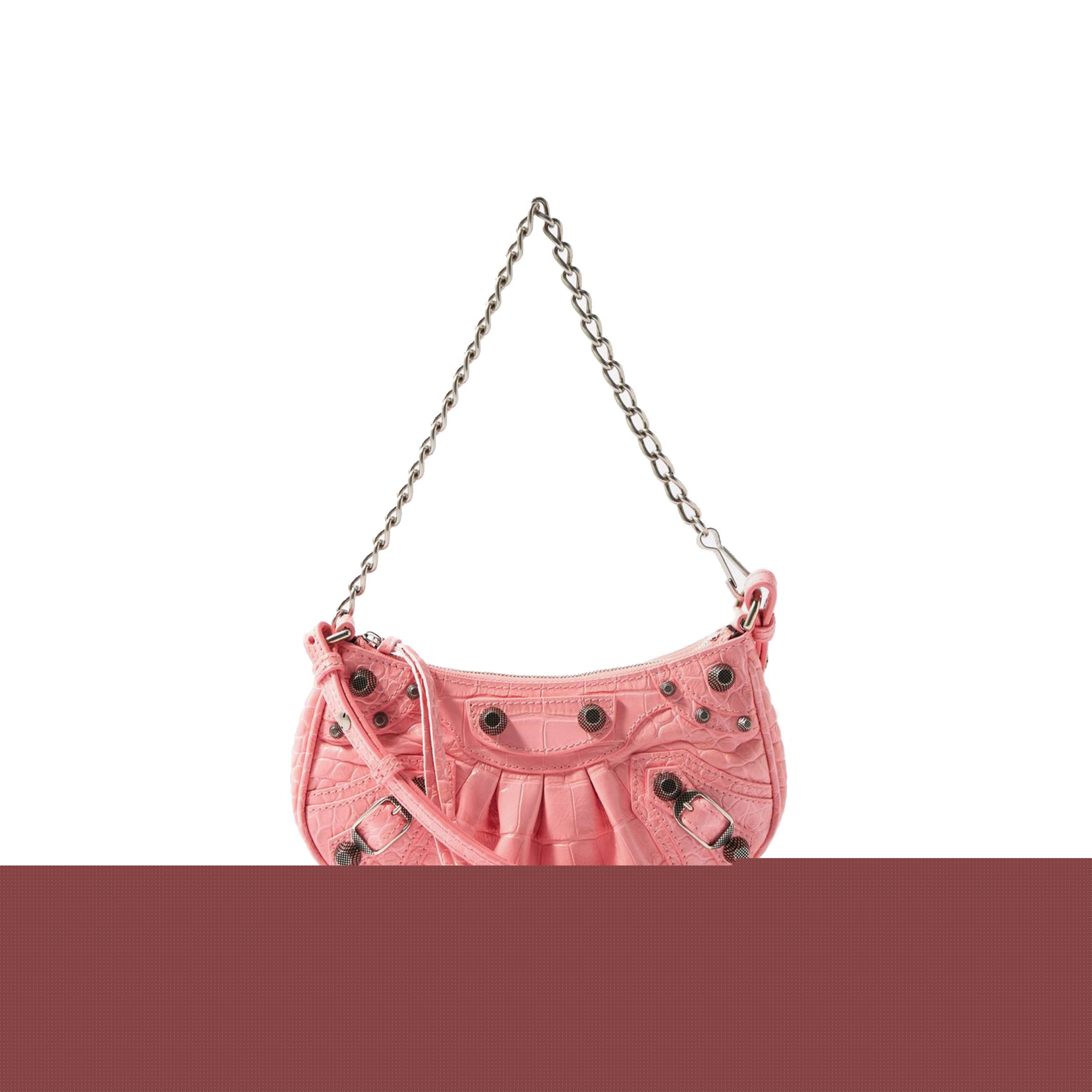 Ba*len*cia*ga pink le cagole mini croc-effect leather shoulder bag matchesfashion us (20*10*3.5cm)