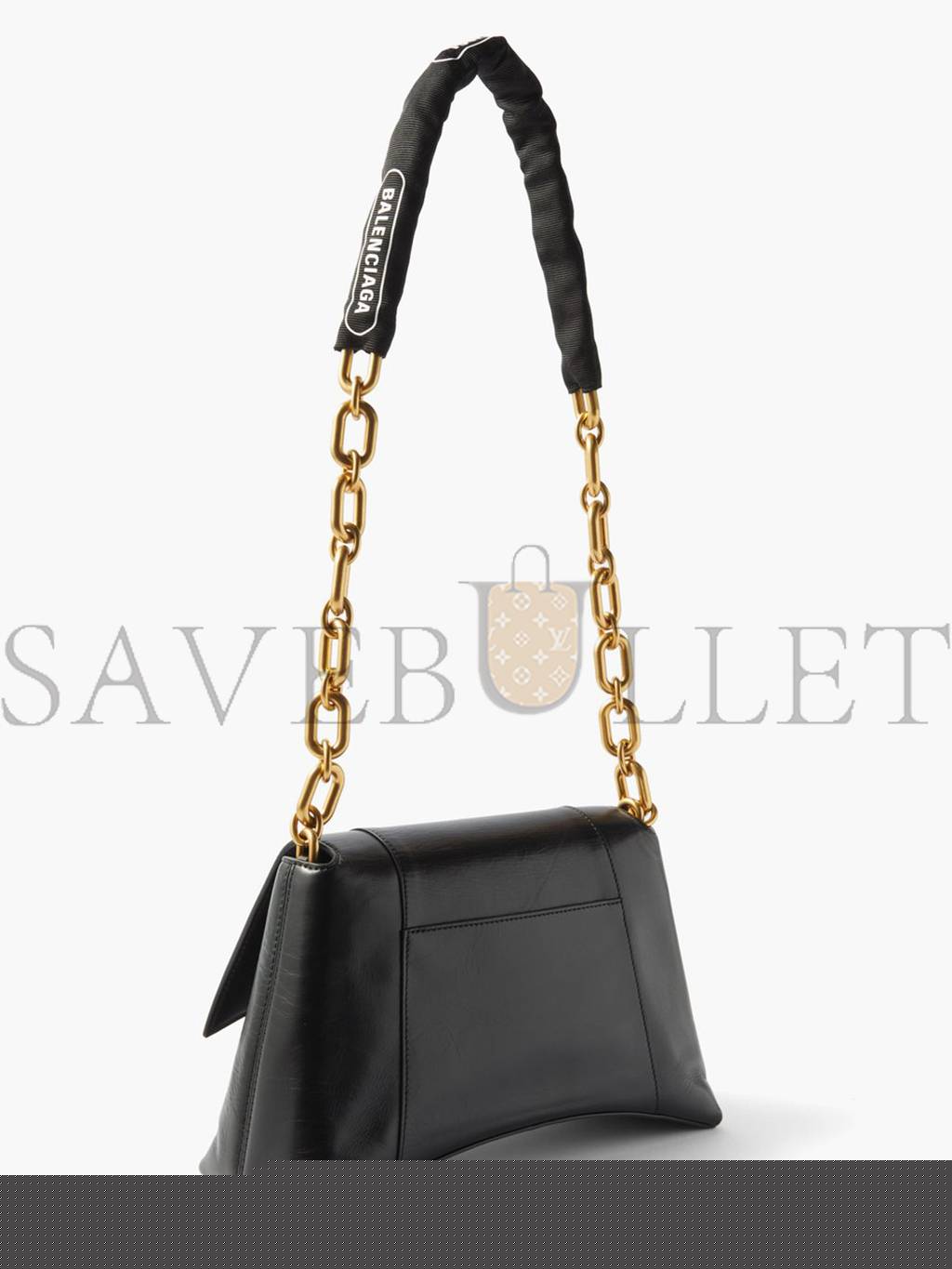 Ba*len*cia*ga black downtown s chain-handle leather shoulder bag matchesfashion us (28.5*17.5*10.1cm)