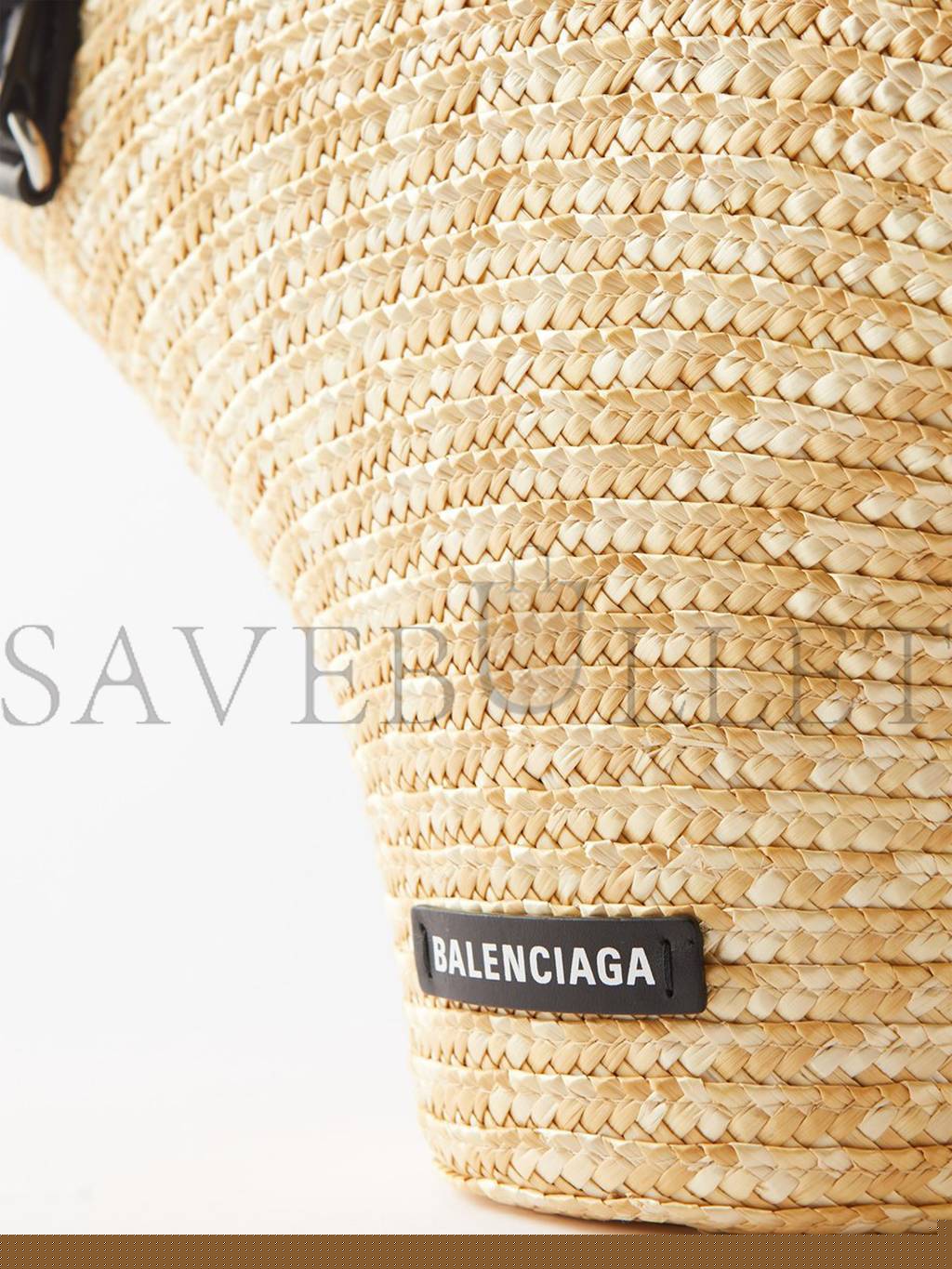 Ba*len*cia*ga beige medium leather-trim basket bag matchesfashion us (40.5*28*15cm)