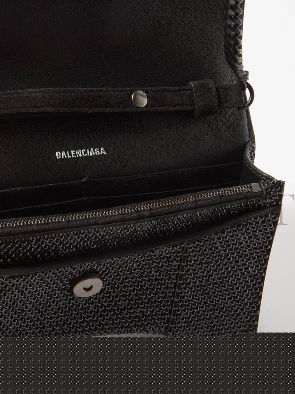 Ba*len*cia*ga black hourglass crystal-embellished cross-body bag matchesfashion us (20*11.3*6cm)
