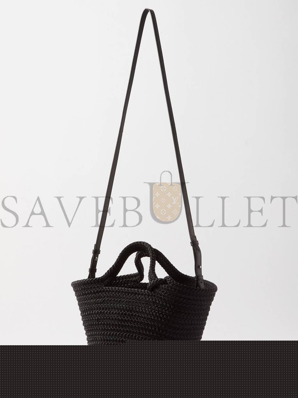 Ba*len*cia*ga black ibiza woven basket bag matchesfashion us (30.4*19.8*15.2cm)