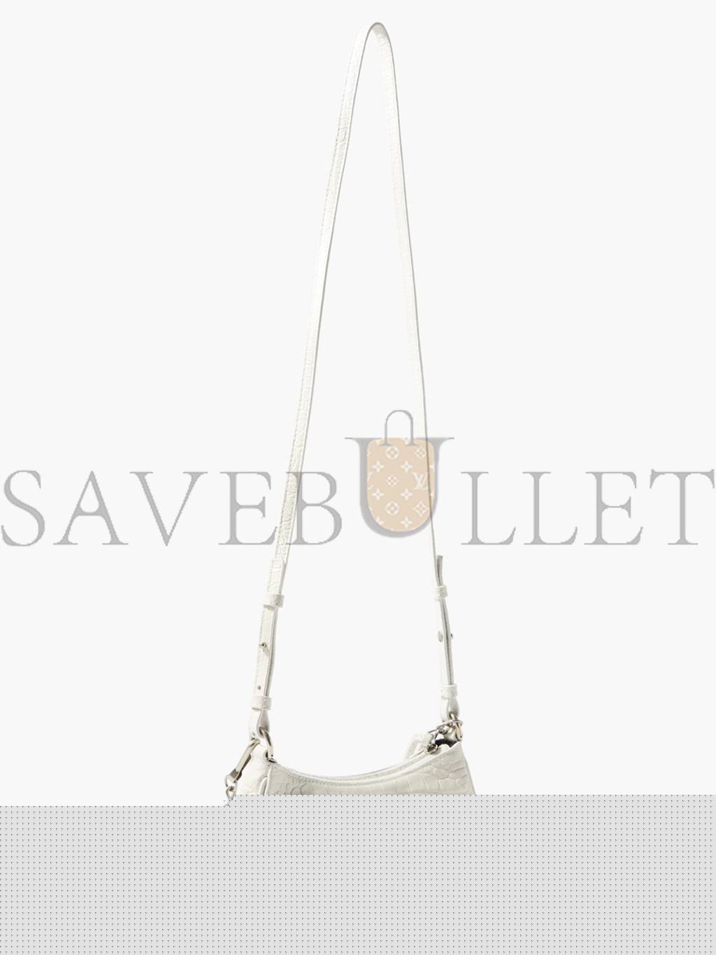 Ba*len*cia*ga white le cagole xs studded leather shoulder bag  matchesfashion us (25.6*11.4*7.3cm)