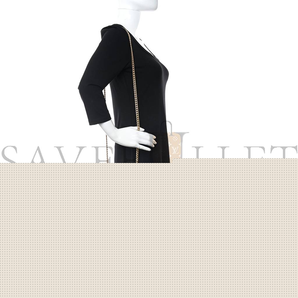 Ch*el caviar quilted sweetheart mini rectangular flap black gold hardware (18*12*6cm)