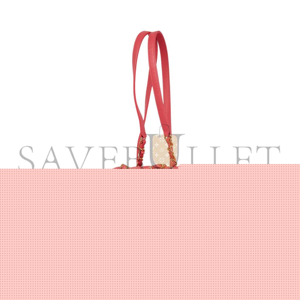 Ch*el mini urban spirit backpack rose lambskin gold hardware (22*17*8cm)