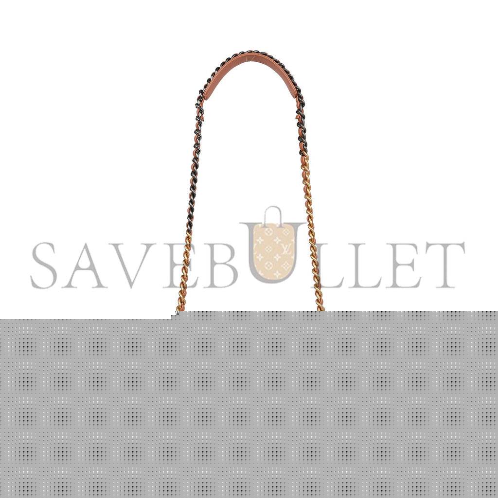 Ch*el medium 19 flap bag caramel calfskin mixed hardware (25*16*9cm)