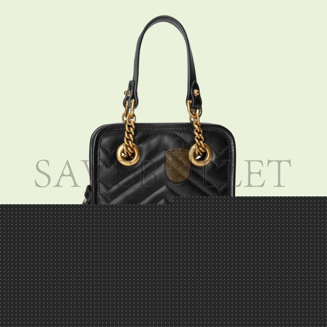 G*u*i gg marmont matelassÉ mini bag 696123 dtdht 1000 (19*16*7cm）