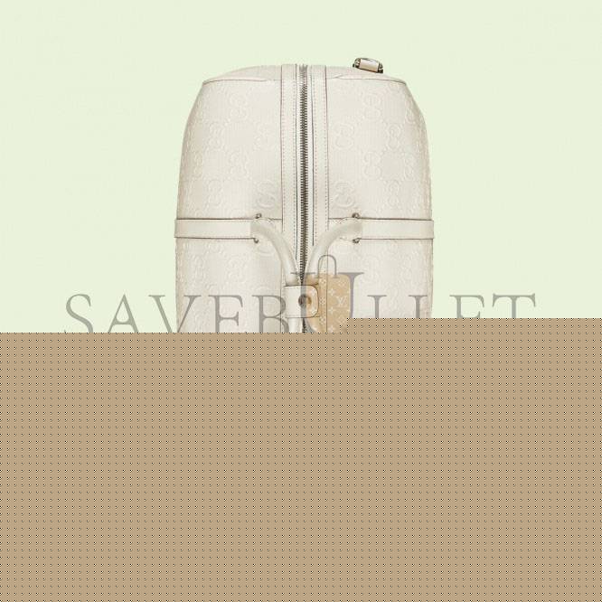 G*u*i gg embossed duffle bag 625768 (44.5*28*24.5cm)