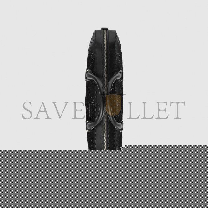 G*u*i gg embossed briefcase 658573  (40*29*6cm)