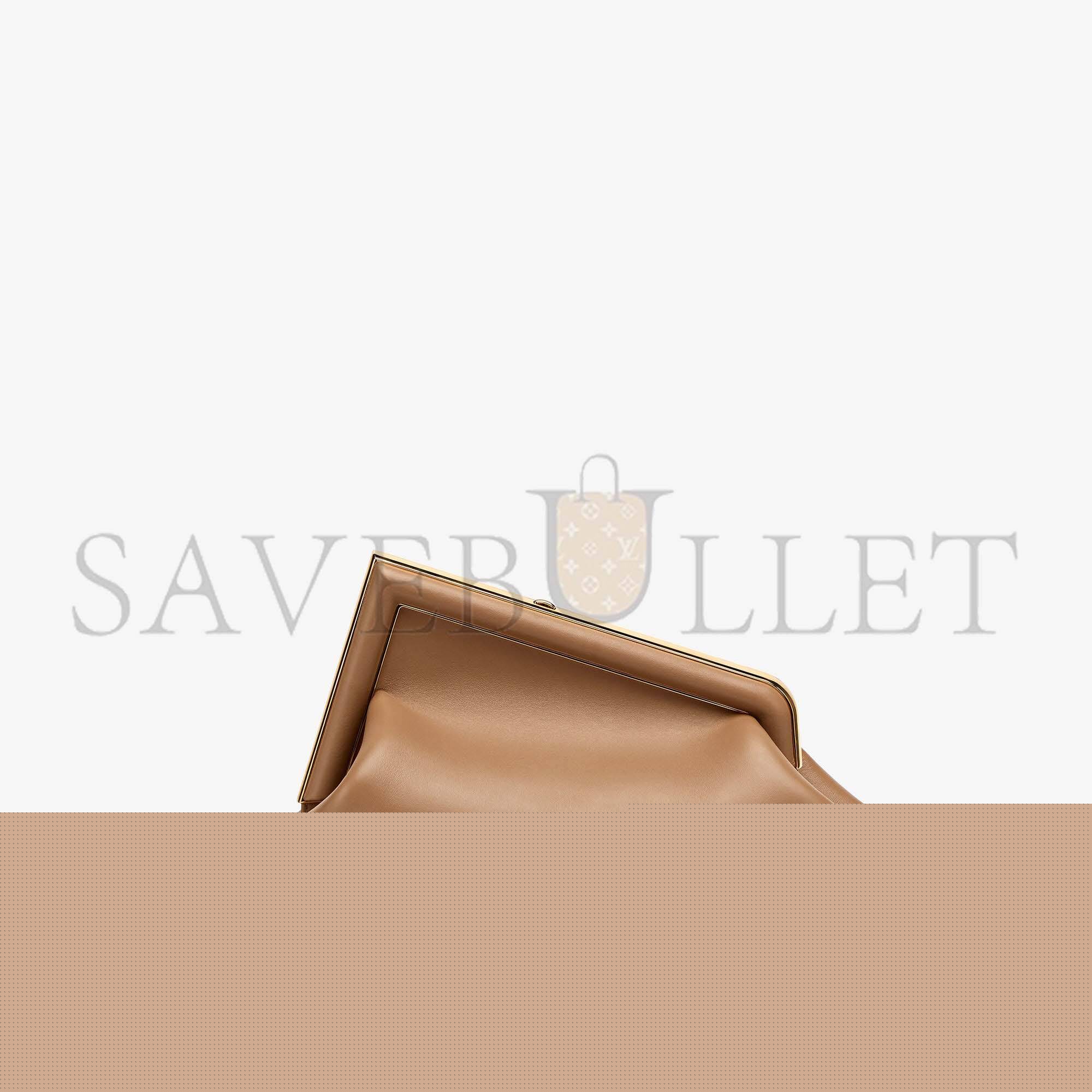 F**di first medium - beige leather bag 8bp127abvef11wp (32.5*23.5*15cm)