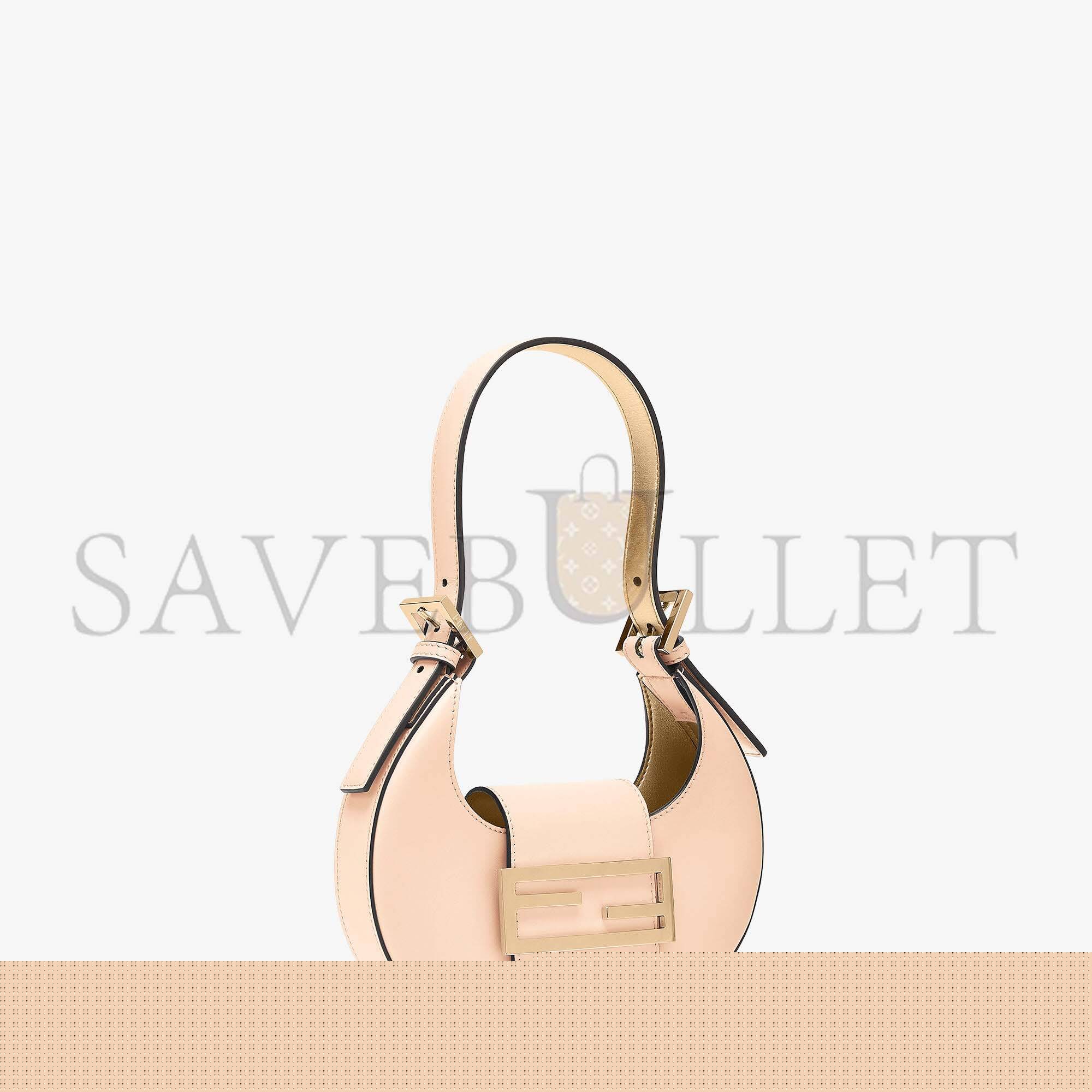 F**di cookie - pale pink leather mini bag 8bs065aaiwf14n1 (22*17.5*4.5cm)