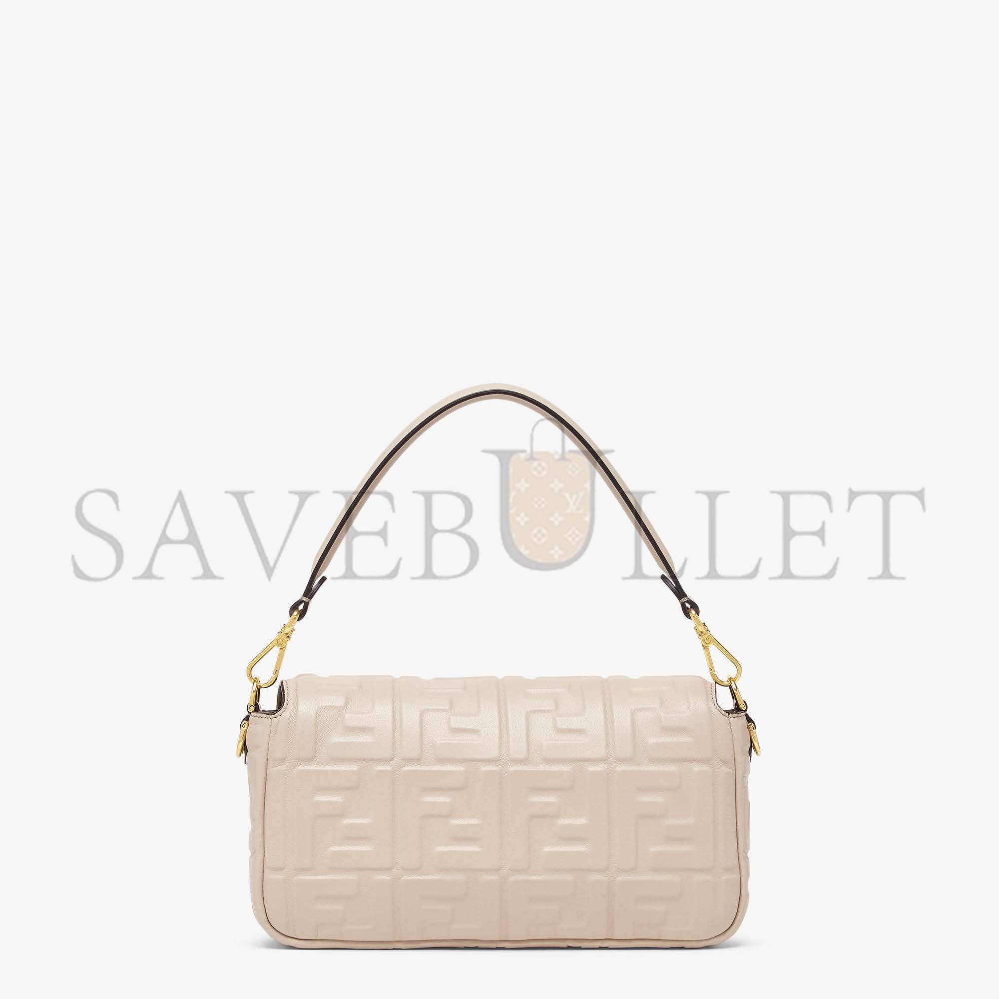 F**di baguette - beige nappa leather bag 8br600a72vf19t5 (27*15*6cm)