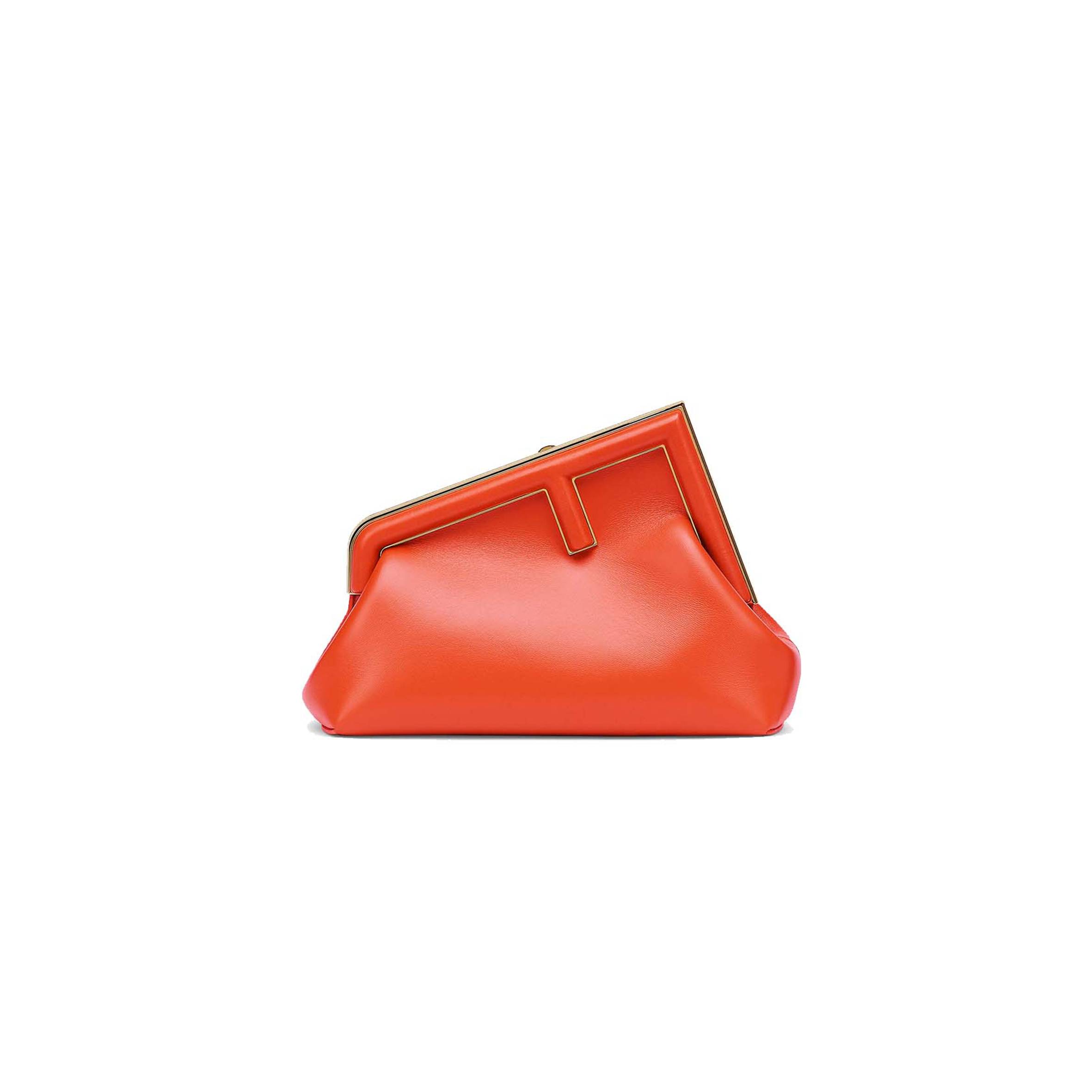 F**di first small - red leather bag 8bp129abvef0c3q (26*18*9.5cm)