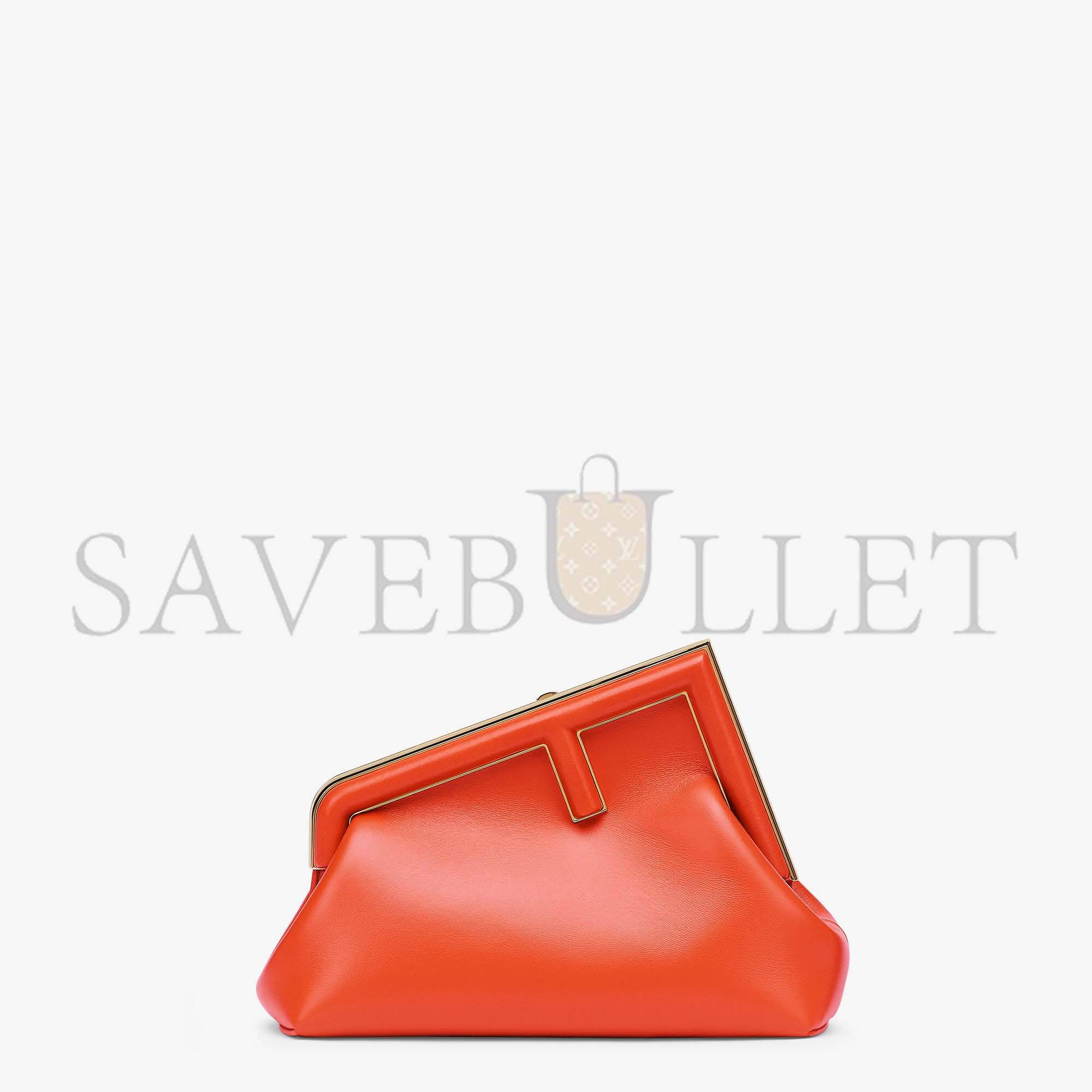 F**di first small - red leather bag 8bp129abvef0c3q (26*18*9.5cm)