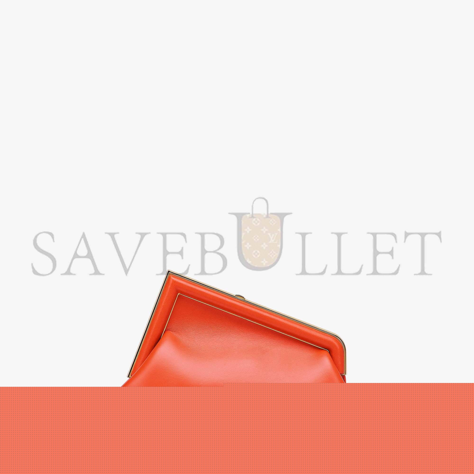 F**di first small - red leather bag 8bp129abvef0c3q (26*18*9.5cm)