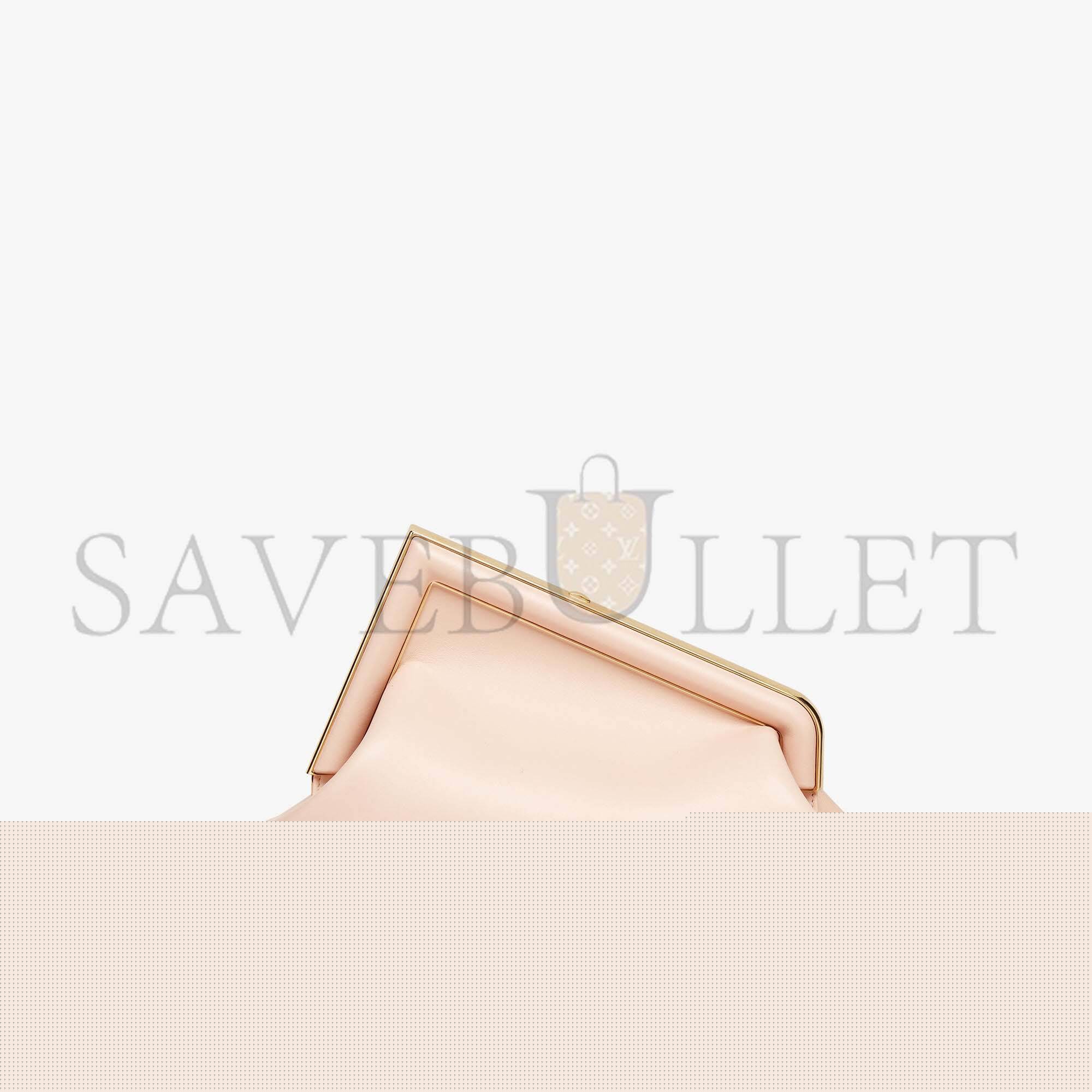 F**di first medium - pale pink leather bag 8bp127abvef14n1 (32.5*23.5*15cm)