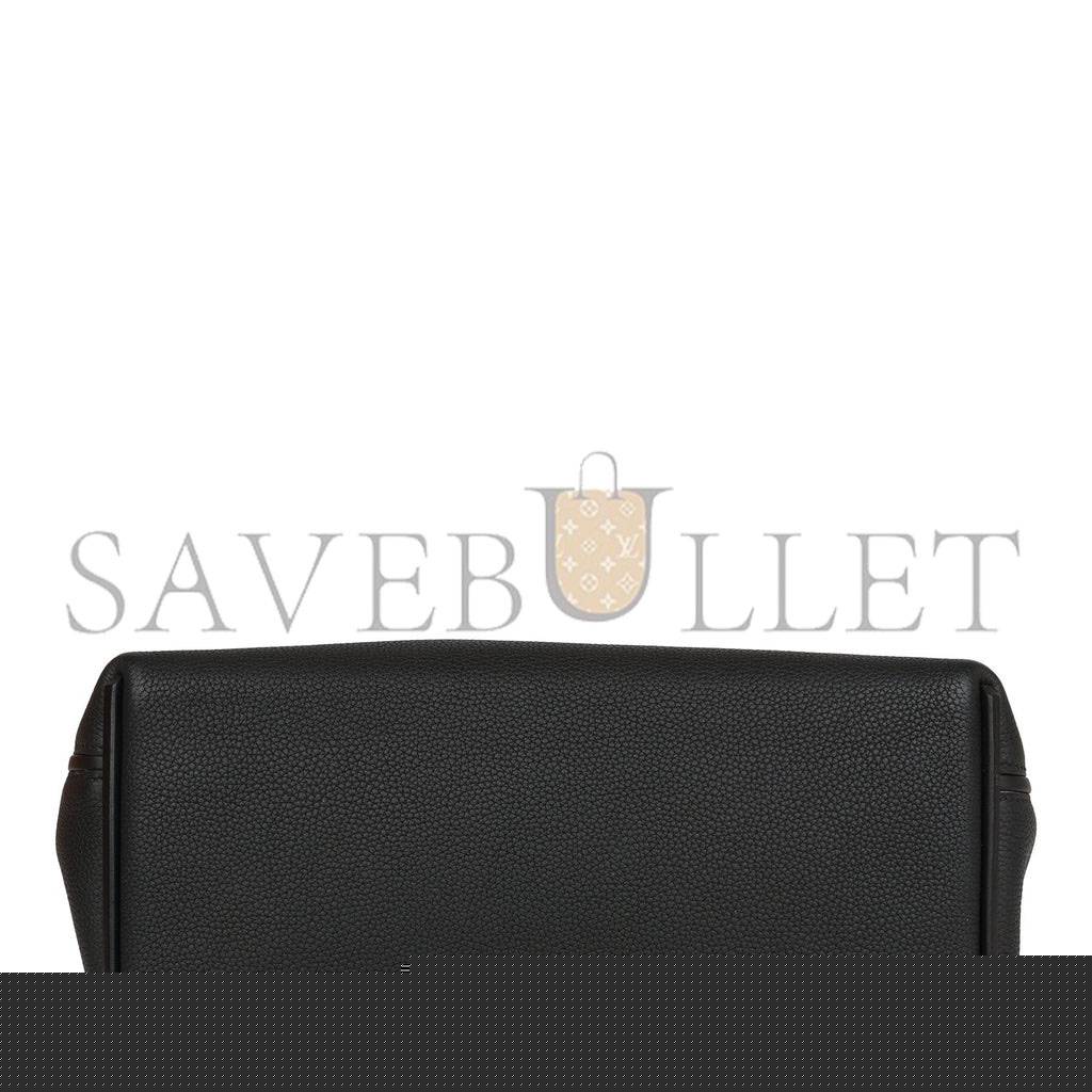 H**mes 2424 bag 29 black togo and swift gold hardware (29*24*15cm)