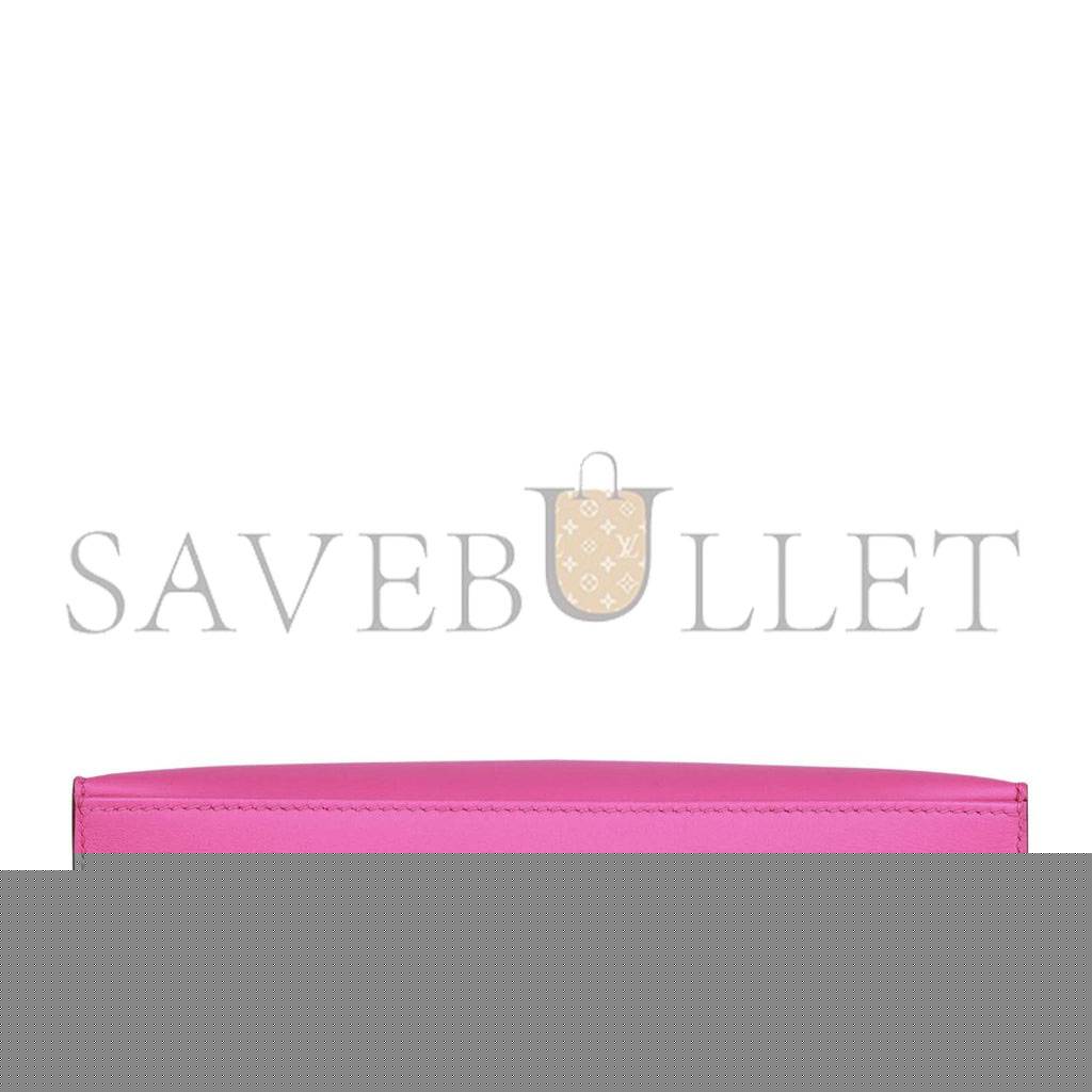 H**mes mini kelly pochette magnolia swift palladium hardware  (22*14*7cm)